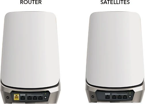 Netgear Orbi Wi-Fi 6E, 960 Serie RBKE964, AXE11000, Router und 3x Repeater Set, 4er-Bundle