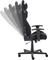 DXRacer Formula L Gamingstuhl, Stoff schwarz/rot Vorschaubild