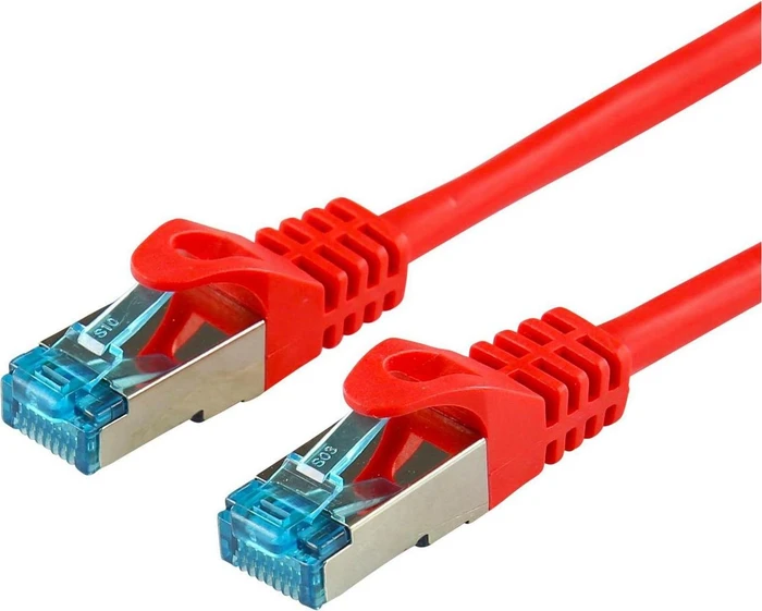 goobay Patchkabel, Cat5e, SF/UTP, RJ-45/RJ-45, 0.5m, rot (68031)