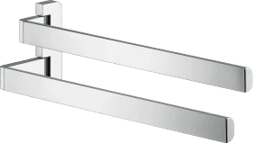 Hansgrohe Axor Universal Softsquare Handtuchhalter zweiarmig chrom