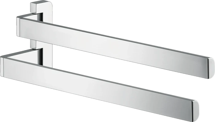 Hansgrohe Axor Universal Softsquare Handtuchhalter zweiarmig chrom