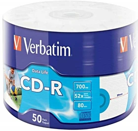 Verbatim Azo CD-R 80min/700MB, 52x, 50er Pack, printable