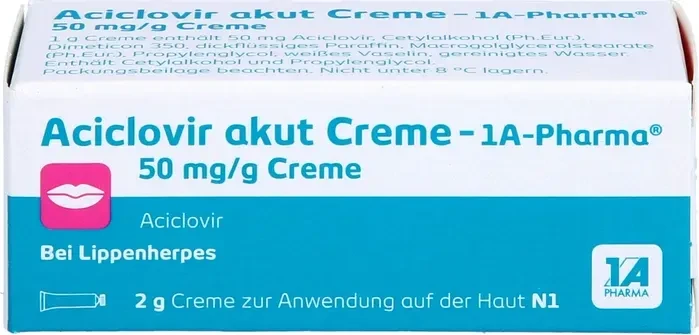 1A Pharma Aciclovir akut Creme, 2g