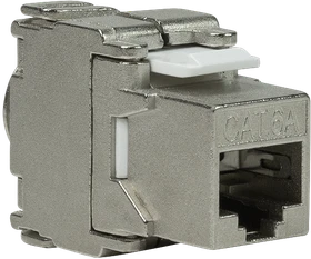 LogiLink Keystone Modul RJ-45 Buchse via Verlegekabel Cat6a EconLine