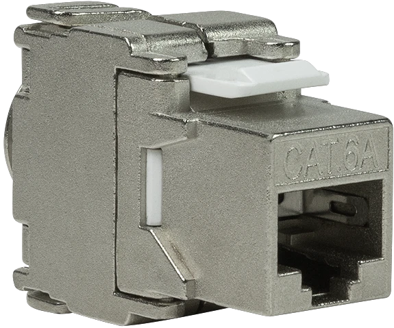 LogiLink Keystone Modul RJ-45 Buchse via Verlegekabel Cat6a EconLine