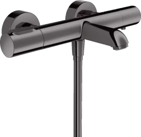 Hansgrohe Axor Citterio M Wannenthermostat Aufputz polished black chrome