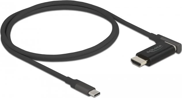 DeLOCK USB-C 3.1 [Stecker] auf HDMI [Stecker] 4K 60Hz Adapterkabel schwarz, 1.2m