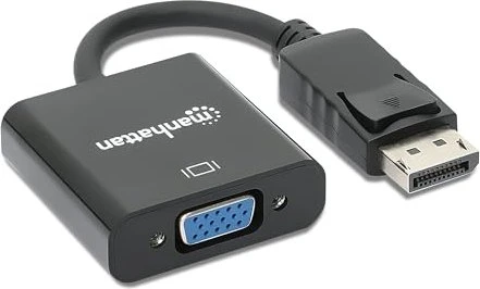 Manhattan DisplayPort/VGA Adapterkabel schwarz