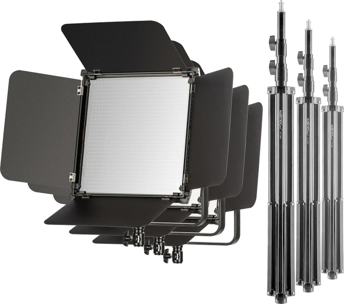 Walimex Pro LED Niova 100-F Pro 100W Bi Color Set3