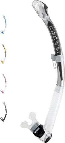 Cressi Corfu Schnorchel transparent/silber/schwarz