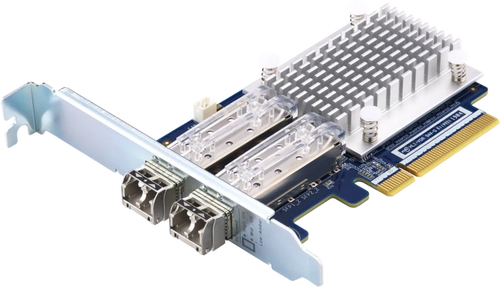 QNAP QXG-16G2FC, 2x SFP+, 2x LC-Duplex, PCIe 3.0 x8, Bundle