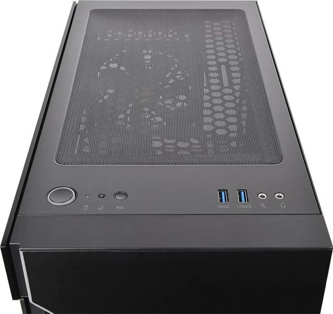 Thermaltake H200 TG RGB, schwarz, Glasfenster
