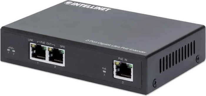 Intellinet Desktop Gigabit Switch, 3x RJ-45, 60W PoE++ PD