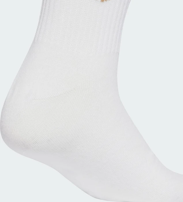 adidas 3-Streifen Crew Socken white/cardboard, 3 Paare