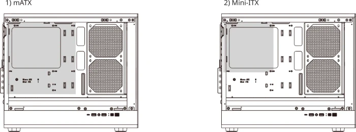 Zalman M5 Black, Glasfenster