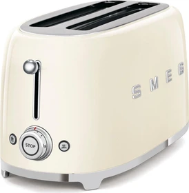 Smeg TSF02CREU Langschlitz-Toaster creme