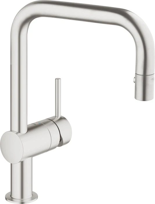 Grohe Minta Einhand-Spültischbatterie 1/2" supersteel