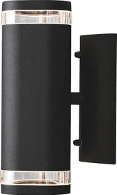 Konstsmide Modena GU10 35W 8.5cm Wandleuchte 2-flammig schwarz