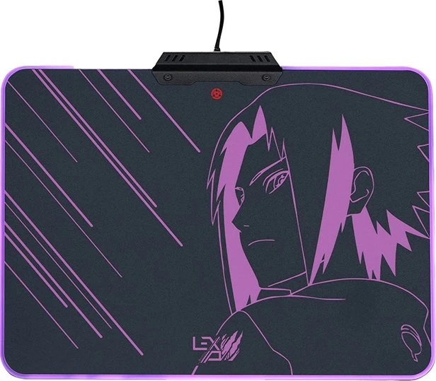 Lexip x Tsume Naruto Shippuden RGB Gaming Mauspad, 350x250mm, Sasuke Revenge