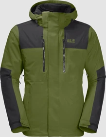 Jack Wolfskin Jasper 3in1 Funktionsjacke cedar green (Herren)