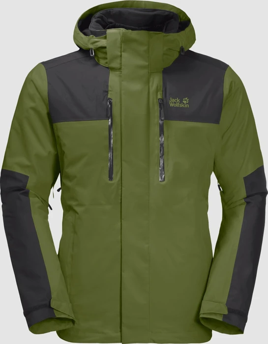 Jack Wolfskin Jasper 3in1 Funktionsjacke cedar green (Herren)