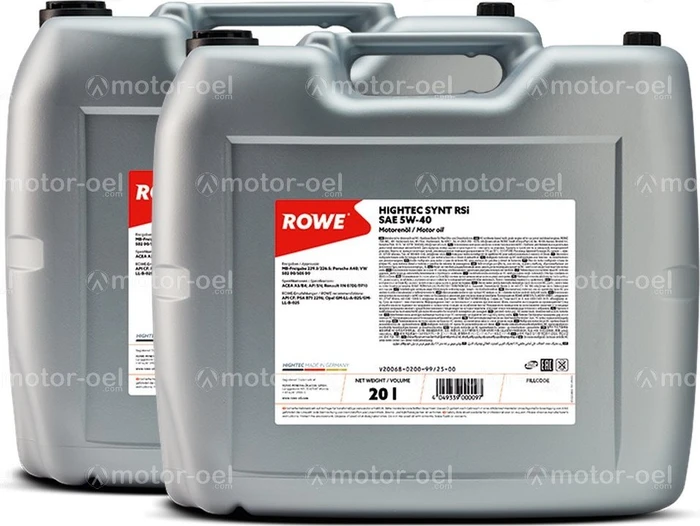 Rowe Hightec Synt RSi SAE 5W-40 20l