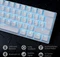 RK Royal Kludge RK61 60% Wireless, weiß, LEDs blau, Kailh BROWN, USB/Bluetooth, DE Vorschaubild