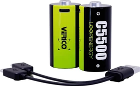 Verico LoopEnergy Baby C Li-Ion USB-C 3700mAh, 2er-Pack