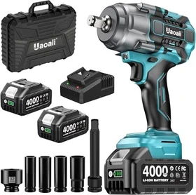 Uaoaii IW810 Akku-Schlagschrauber inkl. Koffer + 2 Akkus 5.0Ah