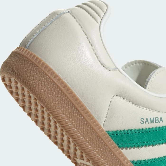 adidas Samba OG off white/court green/hazy green
