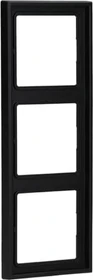 Jung Serie LS 990 Rahmen 3-fach, schwarz matt