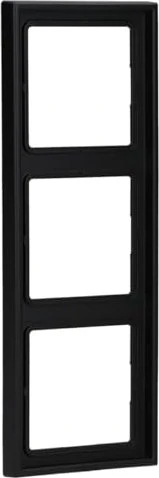 Jung Serie LS 990 Rahmen 3-fach, schwarz matt