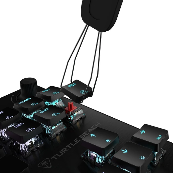 Turtle Beach Vulcan II TKL, schwarz, LEDs RGB, TITAN Mechanical Linear, USB, UK