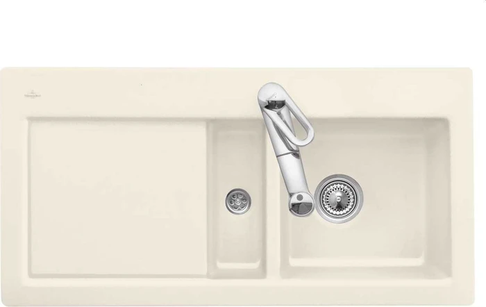 Villeroy & Boch Subway 60 Einbau Becken rechts ivory