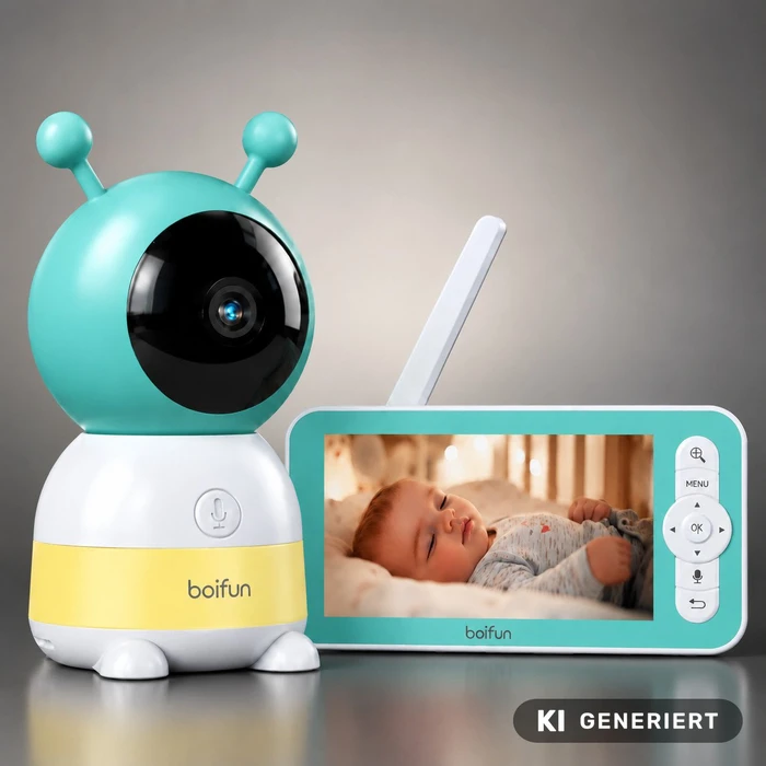 Boifun 6T Baby-Monitor Support 2 Camera Video-Babyphone