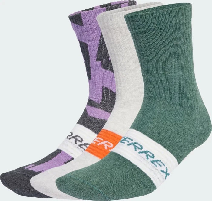 adidas Terrex Multi Socken grey six/white, 3 Paare (Damen)