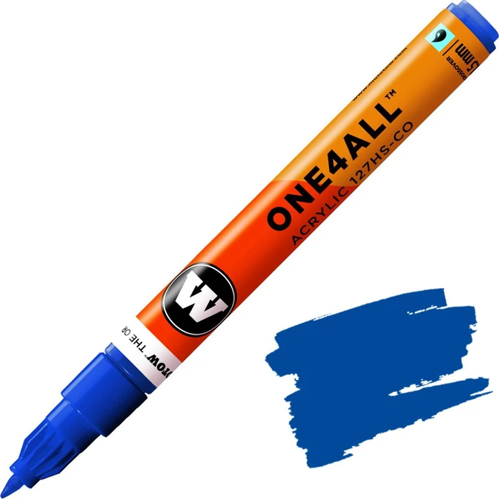 Molotow ONE4ALL 127HS-CO 1.5mm Acrylmarker echtblau