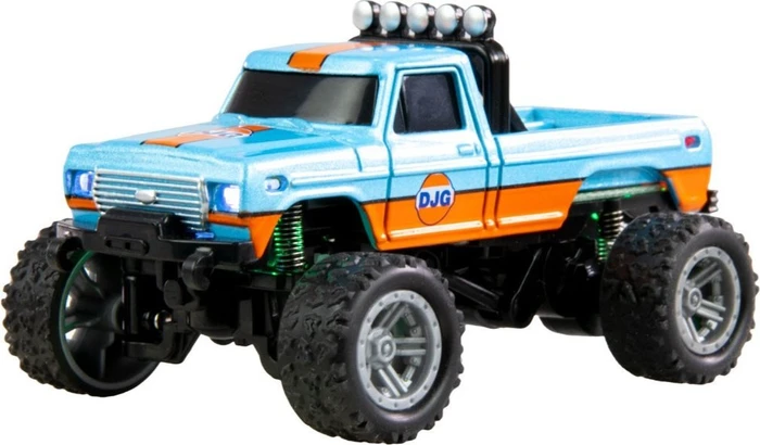 Amewi Monstertruck Die Cast RTR blau/orange 1:64