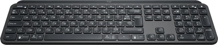 Logitech MX Keys, schwarz, USB/Bluetooth, FR