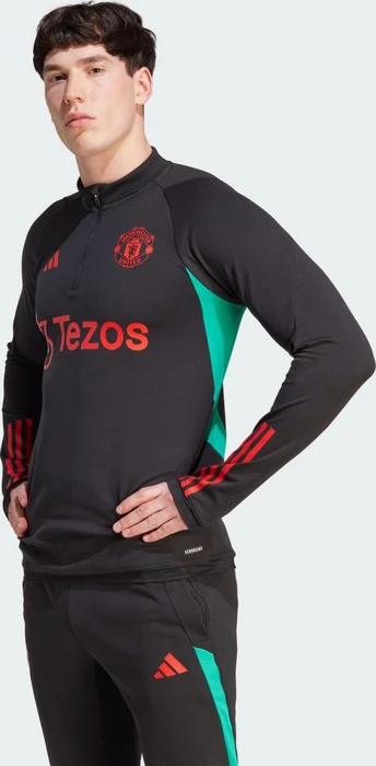 adidas Manchester United Tiro 23 Funktionsshirt langarm schwarz (Herren)