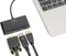 Digitus USB-C 3in1 Triple Monitor Adapter, USB-C auf HDMI/DisplayPort/VGA, schwarz Vorschaubild