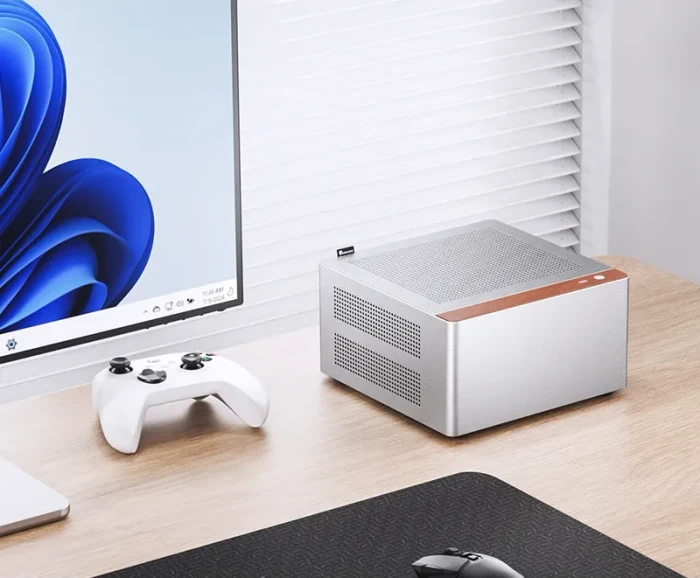 Jonsbo NV10, silber, Mini-ITX
