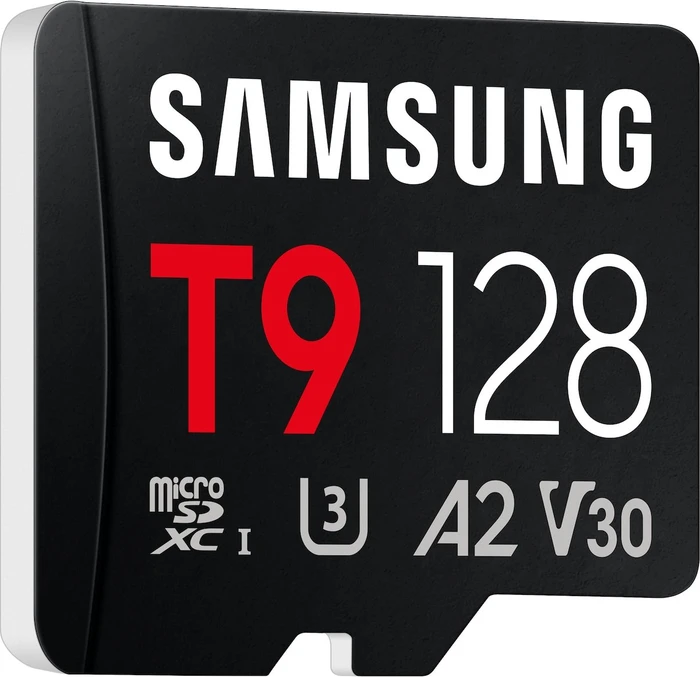 Samsung T9 R200/W130 128GB mit Cardreader, UHS-I U3, A2, Class 10