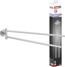 tesa Moon Handtuchhalter 2-armig inkl. Klebelösung edelstahl