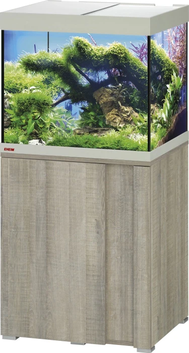 EHEIM vivalineLED 150 Aquarium-Set mit Unterschrank, grau, 150l