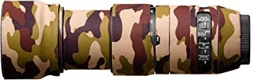 EasyCover Objektivschutz für Sigma 100-400mm F/5-6.3 DG OS HSM Contemporary braun camouflage