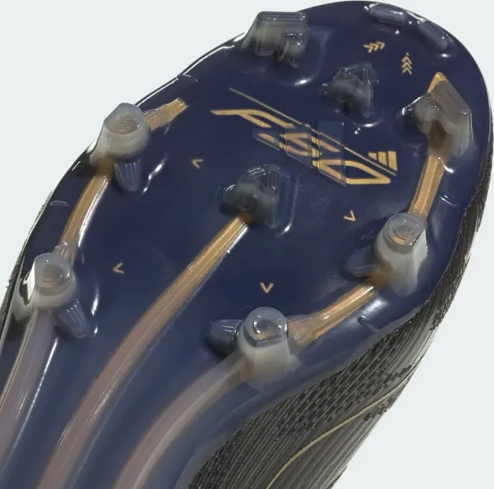 adidas F50 Elite Laceless FG core black/iron metallic/gold metallic