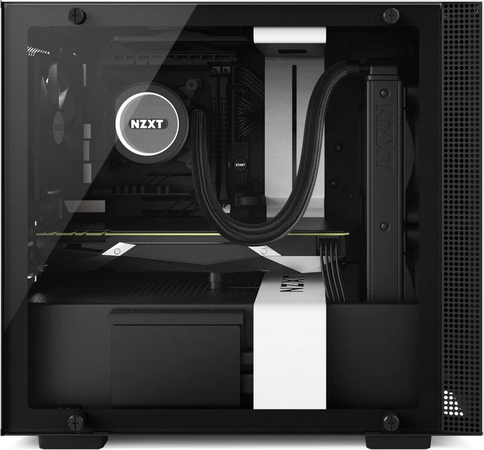 NZXT H200 weiß, Glasfenster, Mini-ITX