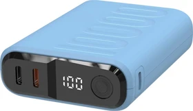 Ultron Powerbank RealPower PB-10000C PD+ hellblau