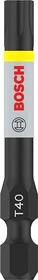Bosch Professional Impact Torx Bit 1/4", T40x55mm, 2 Stück